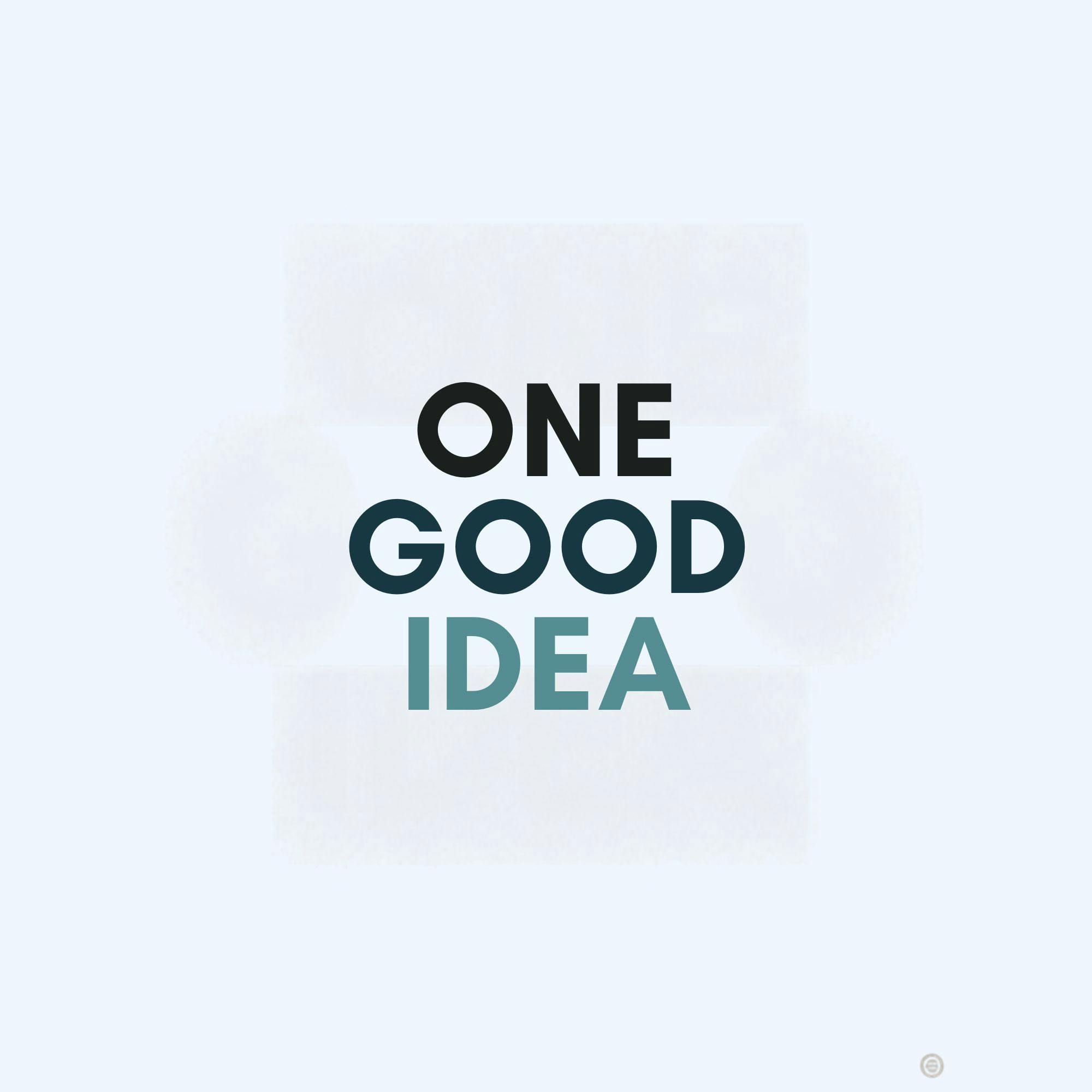One Good Idea logo